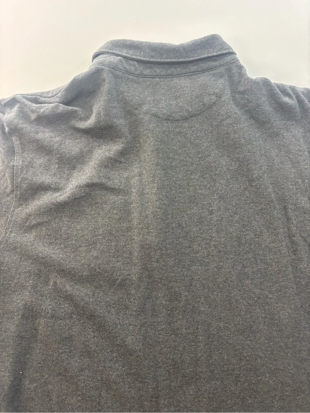 Banana Republic Men's Charcoal Wicking Pique Polo Short Sleeve Mens Size XL